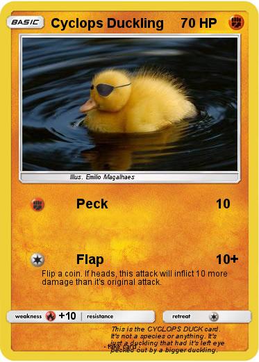 Pokemon Cyclops Duckling