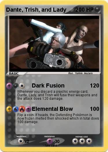 Pokemon Dante, Trish, and Lady