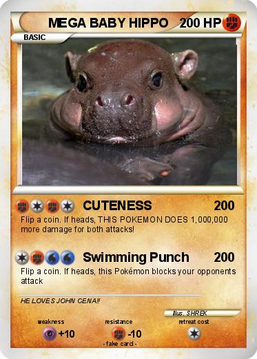 Pokemon MEGA BABY HIPPO