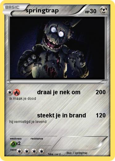 Pokemon springtrap