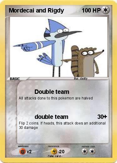 Pokemon Mordecai and Rigdy