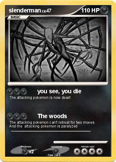 Pokemon slenderman
