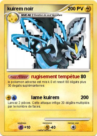Pokemon kuirem noir