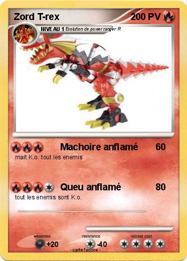 Pokemon Zord T-rex