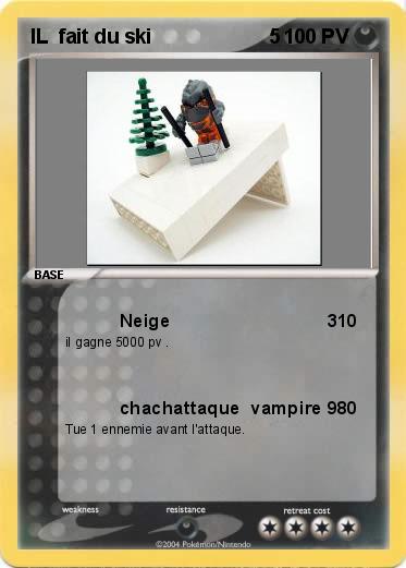 Pokemon IL  fait du ski                     5