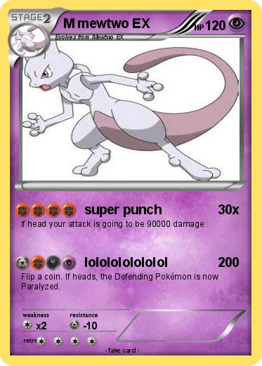 Pokemon M mewtwo EX