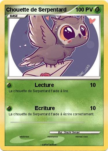 Pokemon Chouette de Serpentard