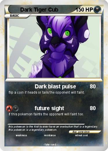 Pokemon Dark Tiger Cub