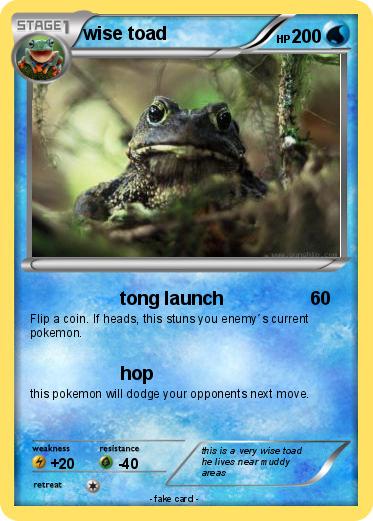Pokemon wise toad