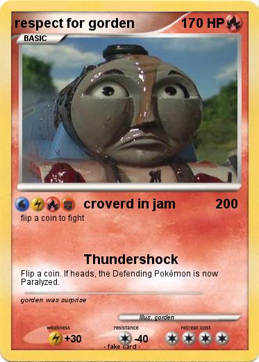 Pokemon respect for gorden