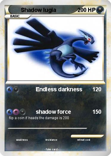 Pokemon Shadow lugia