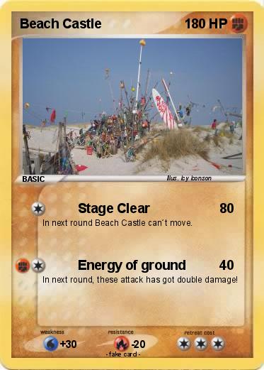 Pokemon Beach Castle