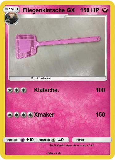 Pokemon Fliegenklatsche GX
