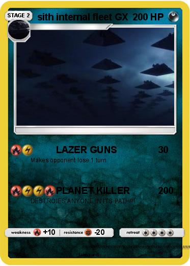Pokemon sith internal fleet GX