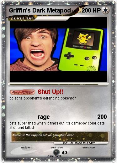 Pokemon Griffin's Dark Metapod