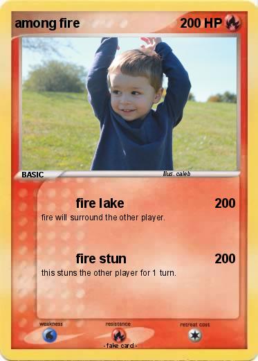 Pokemon among fire