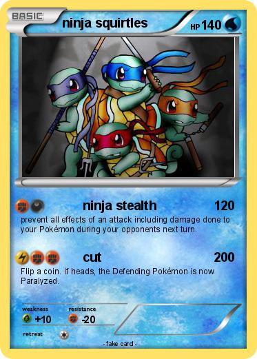 Pokemon ninja squirtles