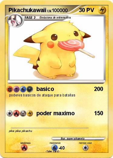 Pokemon Pikachukawaii