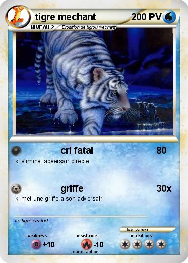 Pokemon tigre mechant
