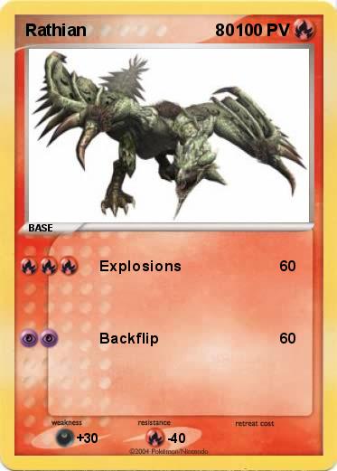 Pokemon Rathian                            80