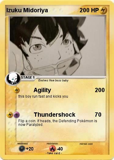 Pokemon Izuku Midoriya
