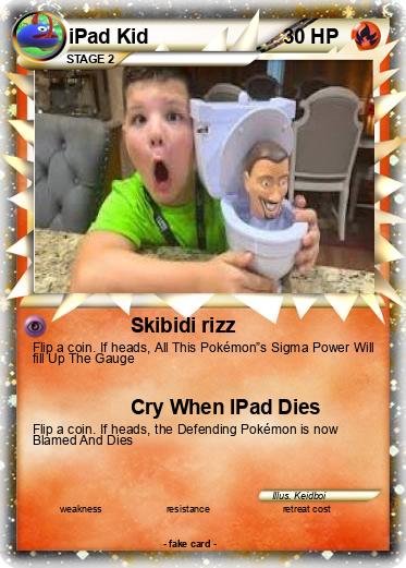 Pokemon iPad Kid