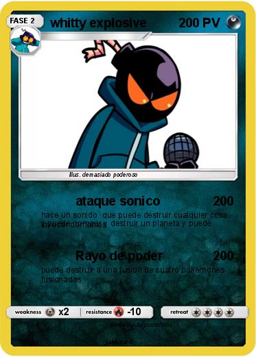 Pokemon whitty explosive