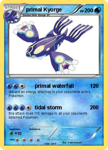 Pokemon primal Kyorge