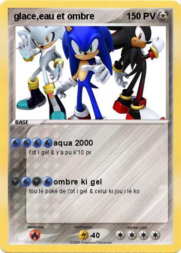 Pokemon glace,eau et ombre