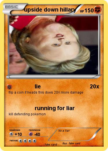 Pokemon upside down hillary