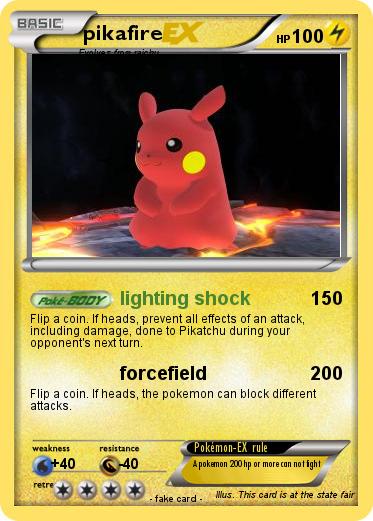 Pokemon pikafire