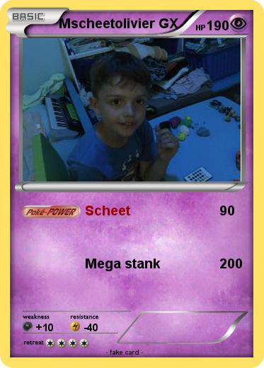 Pokemon Mscheetolivier GX