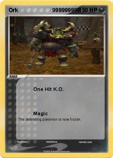 Pokemon Ork                      999999999