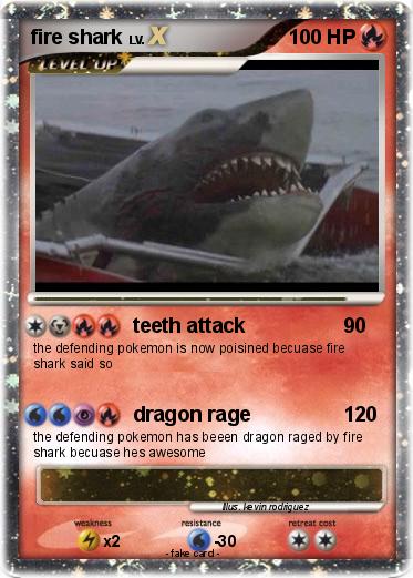 Pokemon fire shark