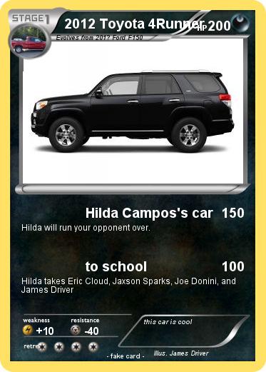 Pokemon 2012 Toyota 4Runner