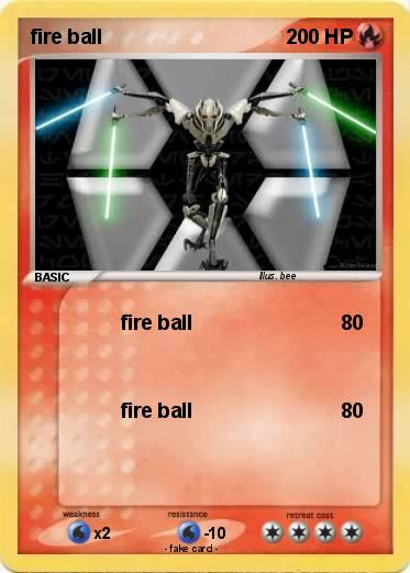 Pokemon fire ball