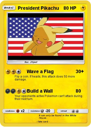 Pokemon President Pikachu
