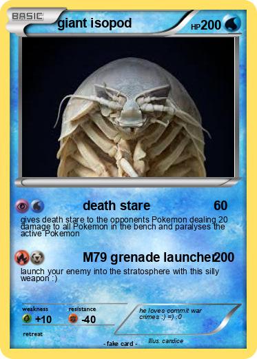 Pokemon giant isopod