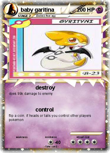 Pokemon baby garitina