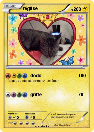 Pokemon réglise