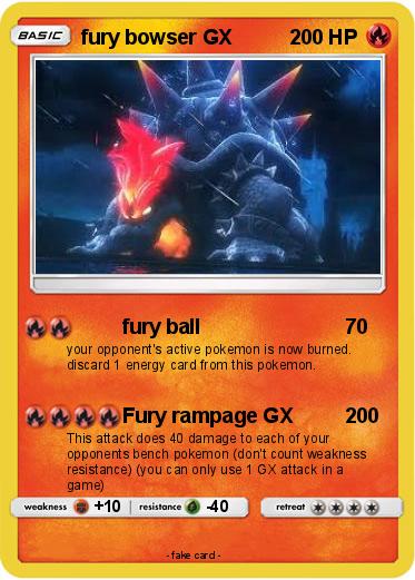 Pokemon fury bowser GX