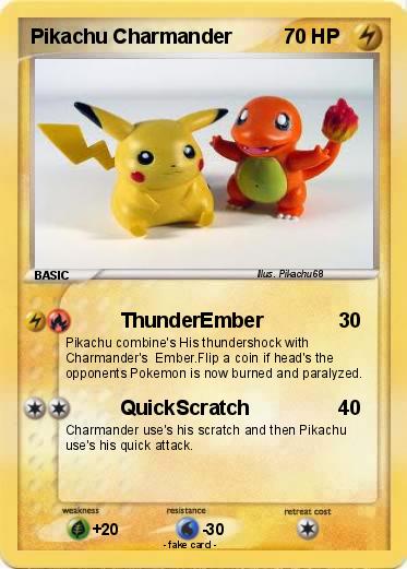 Pokemon Pikachu Charmander