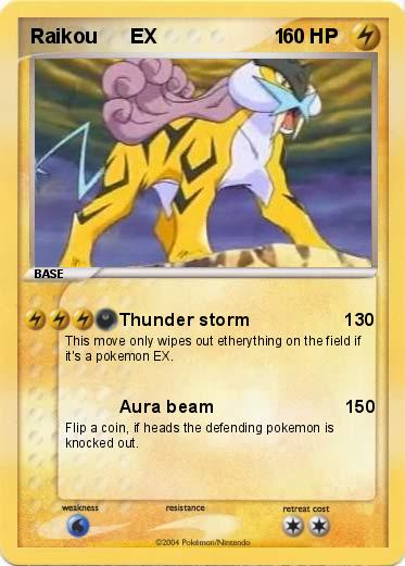 Pokemon Raikou      EX                     1