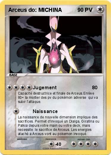 Pokemon Arceus do: MICHINA