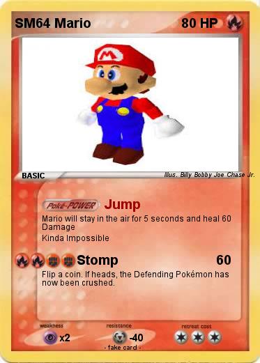 Pokemon SM64 Mario