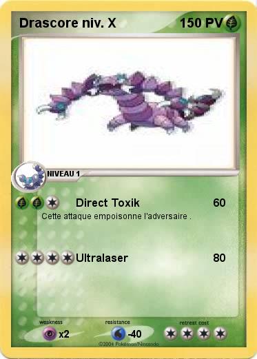 Pokemon Drascore niv. X