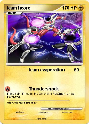 Pokemon team heoro