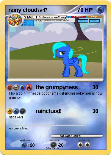 Pokemon rainy cloud