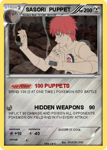 Pokemon SASORI  PUPPET