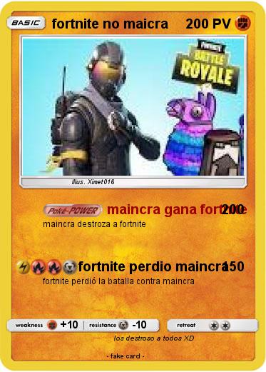 Pokemon fortnite no maicra